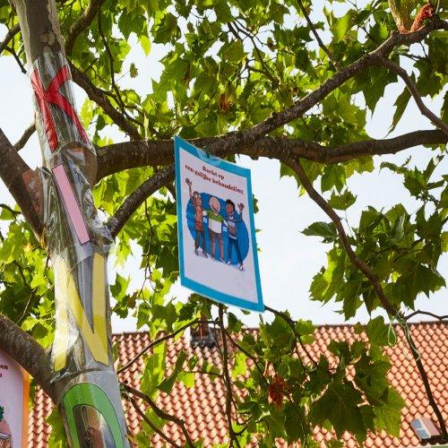 boom met tekening kinderrecht