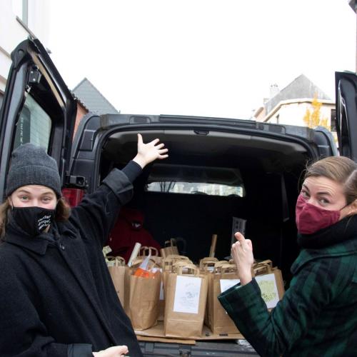 Juf Cami en juf Marijke